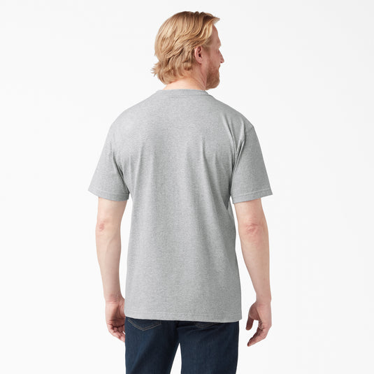 Dickies S/S HW Pocket Tee - Heather Gray - Back