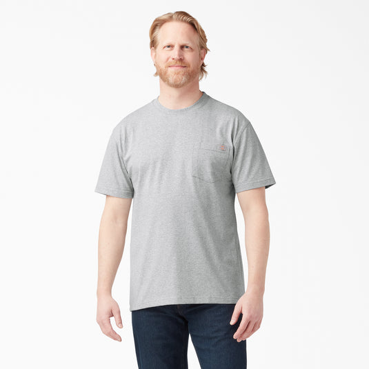 Dickies S/S HW Pocket Tee - Heather Gray - Front