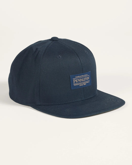 Pendleton Logo Patch Cap - Black - Front