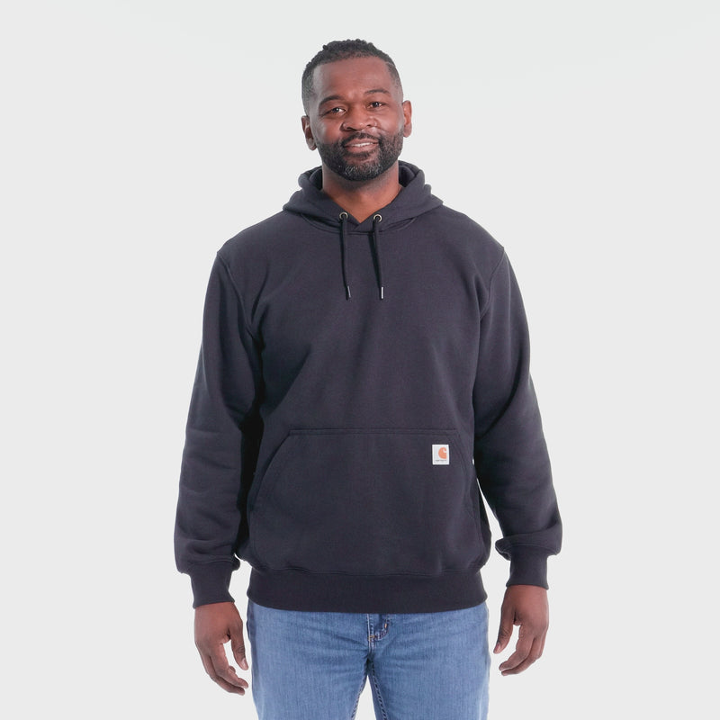 Load and play video in Gallery viewer, Carhartt Rain Defender® Loose Fit Heavyweight Pullover Hoodie
