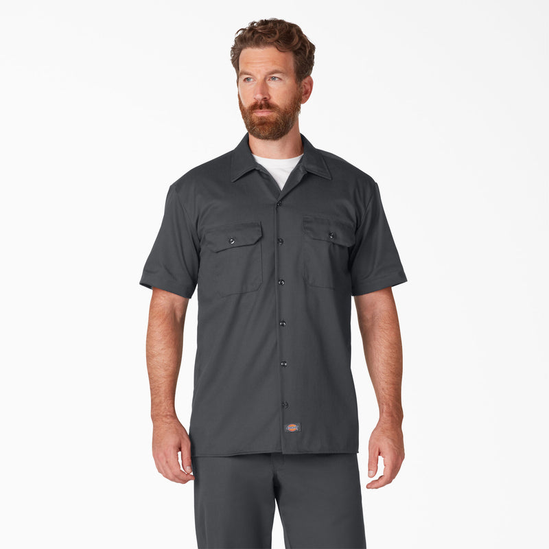Load image into Gallery viewer, Dickies Original 1574 Short Sleeve Work Shirt - Charcoal Gray CH
