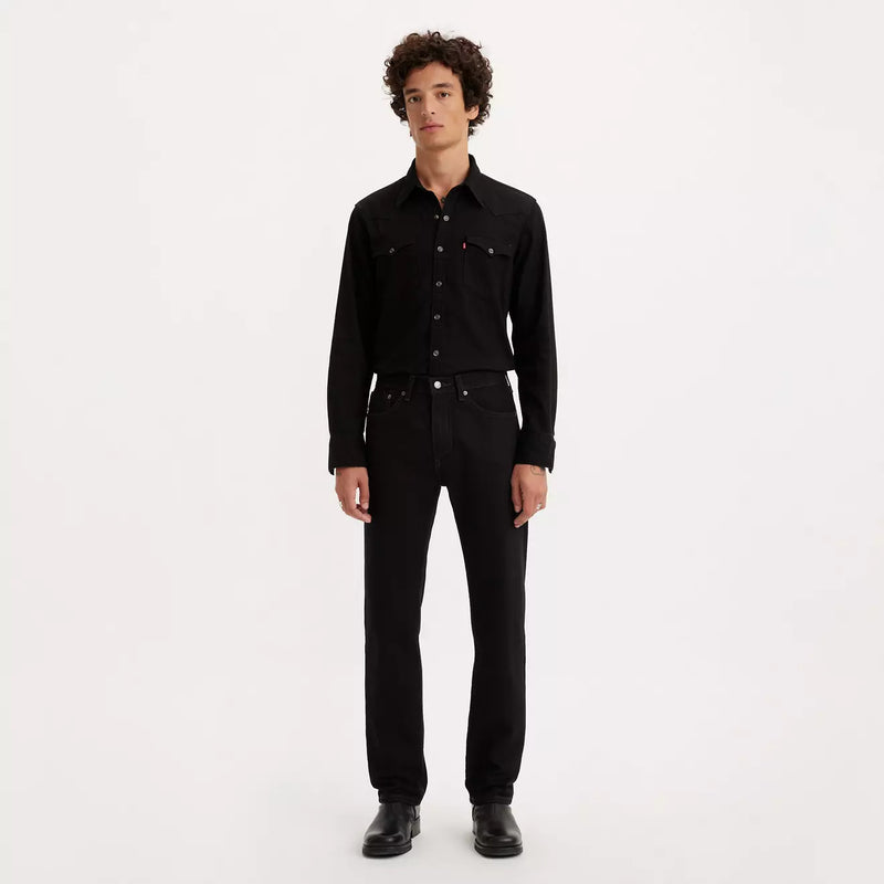 Load image into Gallery viewer, Levis 505 Regular - Black - Front
