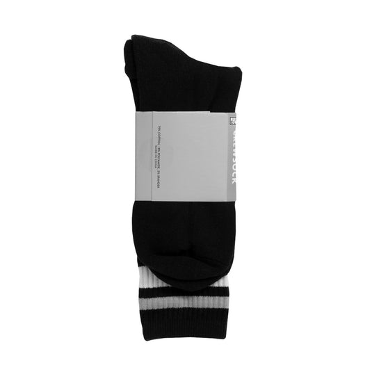 Pair of black socks with Pro Club label on a white background