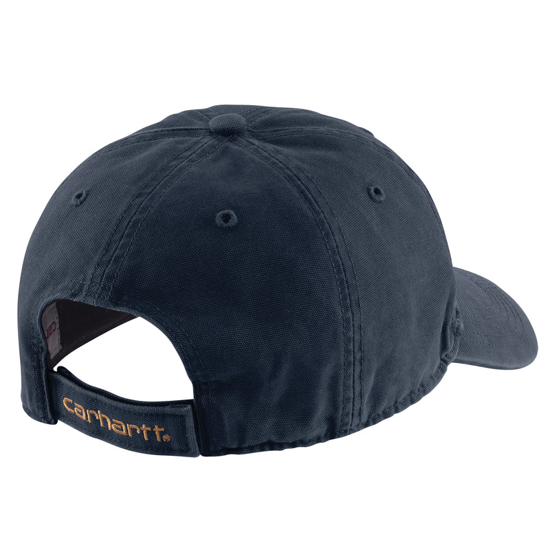 Load image into Gallery viewer, Carhartt AH0289 Odessa Canvas Cap Navy - back
