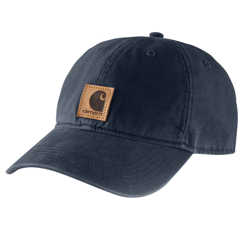 Load image into Gallery viewer, Carhartt AH0289 Odessa Canvas Cap in the Navy color
