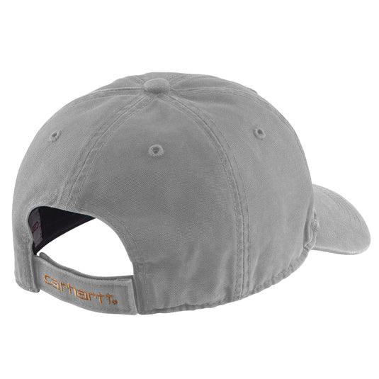 Carhartt AH0289 Odessa Canvas Cap Asphalt - Back