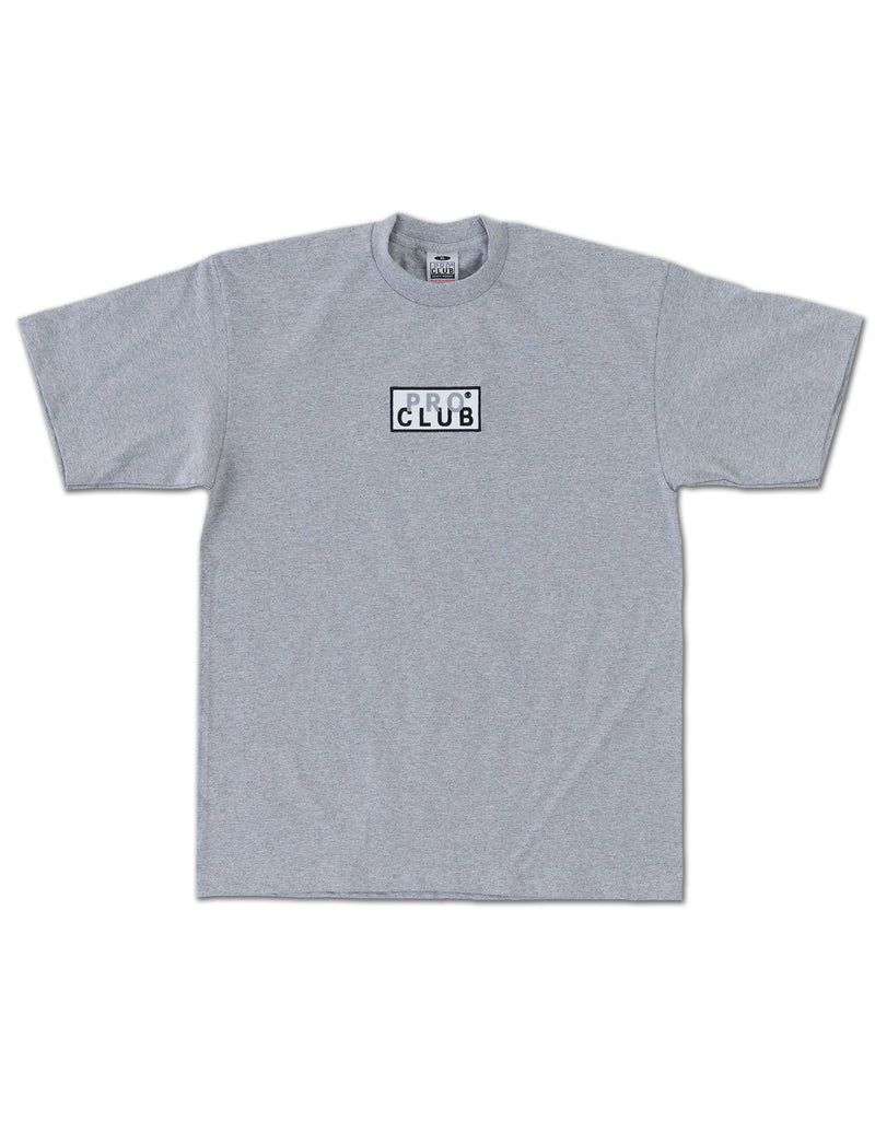 Load image into Gallery viewer, Pro Club S/S Embroidered Box Tee - H/Gray
