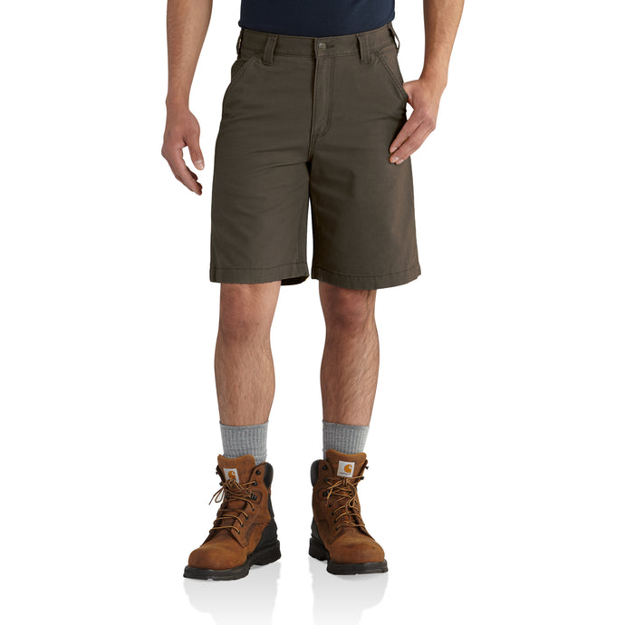 Carhartt Rugged Flex® Relaxed Fit Canvas Shorts in Tarmac 