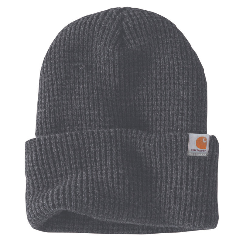 Load image into Gallery viewer, Carhartt Woodside Waffle Beanie - Coal Heather
