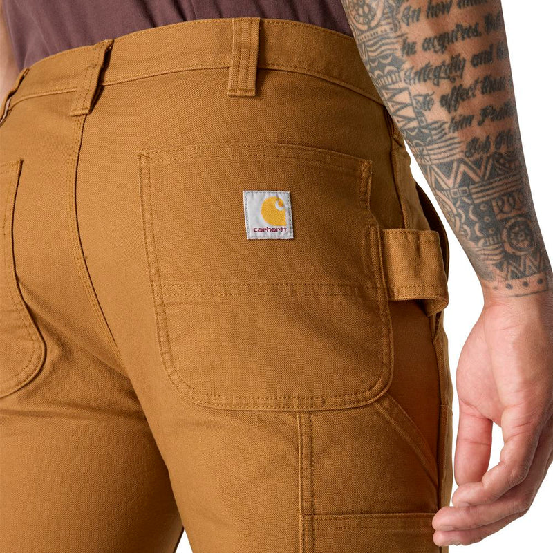 Load image into Gallery viewer, Carhartt BN3340 Slim Tapered Duck DBL Front - Carhartt Brown - Back Pocket
