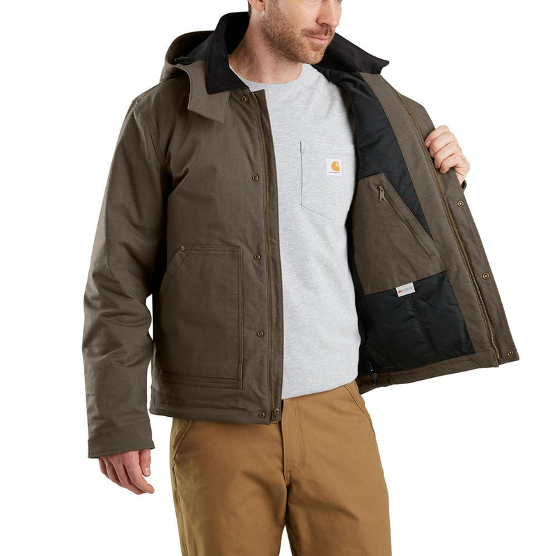 Load image into Gallery viewer, Carhartt OJ3372 FS Ripstop Jacket - Tarmac - Interior
