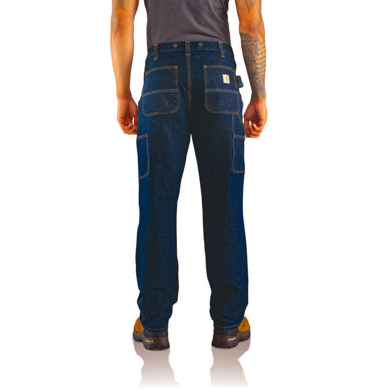 Load image into Gallery viewer, Carhartt BD3890 Denim Double Front Logger - Freight - Back
