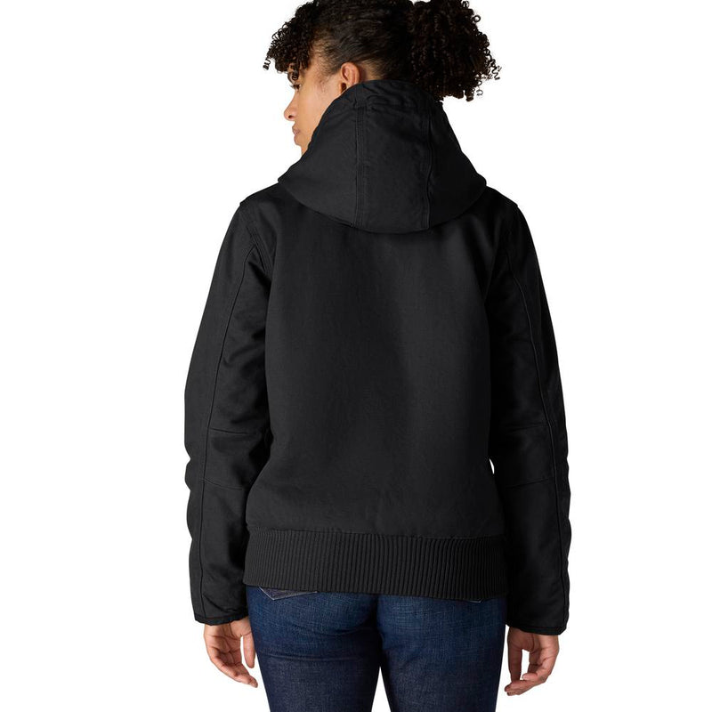 Load image into Gallery viewer, Carhartt W J130 Duck Active Jacket - Black - Back
