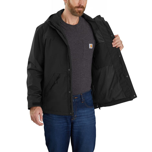 Carhartt OJ4670 Storm Defender Jacket - Black - Inside Lining
