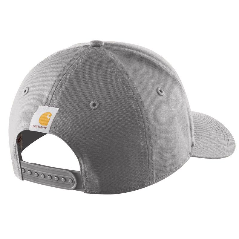 Load image into Gallery viewer, Gray cap with Carhartt logo and snapback strap.

