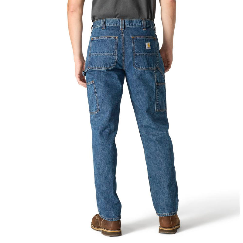 Load image into Gallery viewer, Carhartt BD4941 Loose Straight Denim Dungaree - Canal - Back
