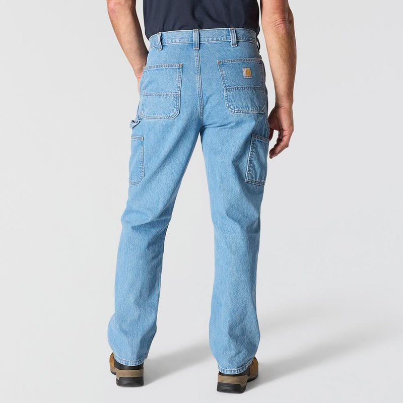 Load image into Gallery viewer, Carhartt BD4941 Loose Straight Denim Dungaree - Cove - Back
