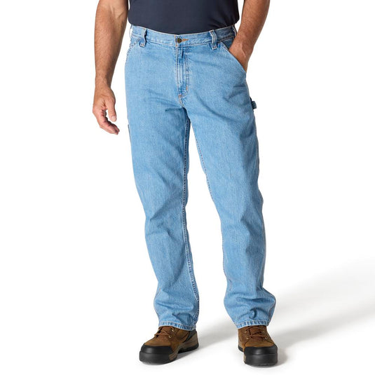 Carhartt BD4941 Loose Straight Denim Dungaree - Cove - Front
