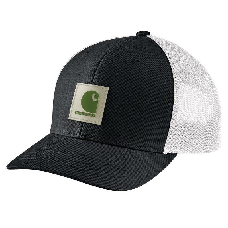 Load image into Gallery viewer, Carhartt AH5216 Logo Patch Mesh - Black/Arborvitae
