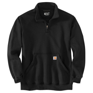 Carhartt TS5294 Qtr Zip Mock Sweatshirt - Black