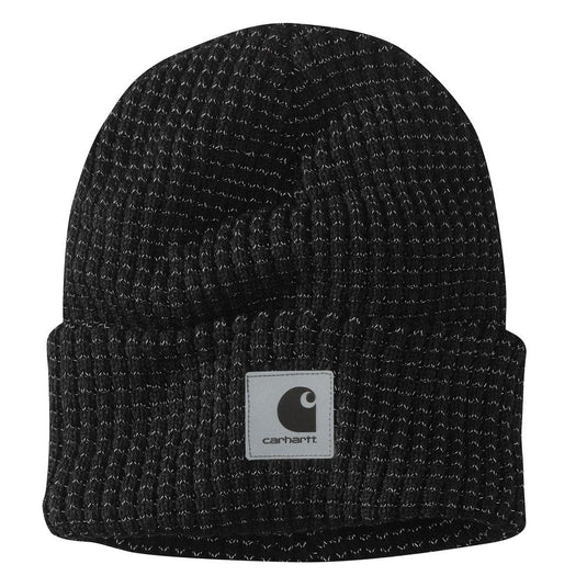 Carhartt Reflective Patch Beanie - Black 