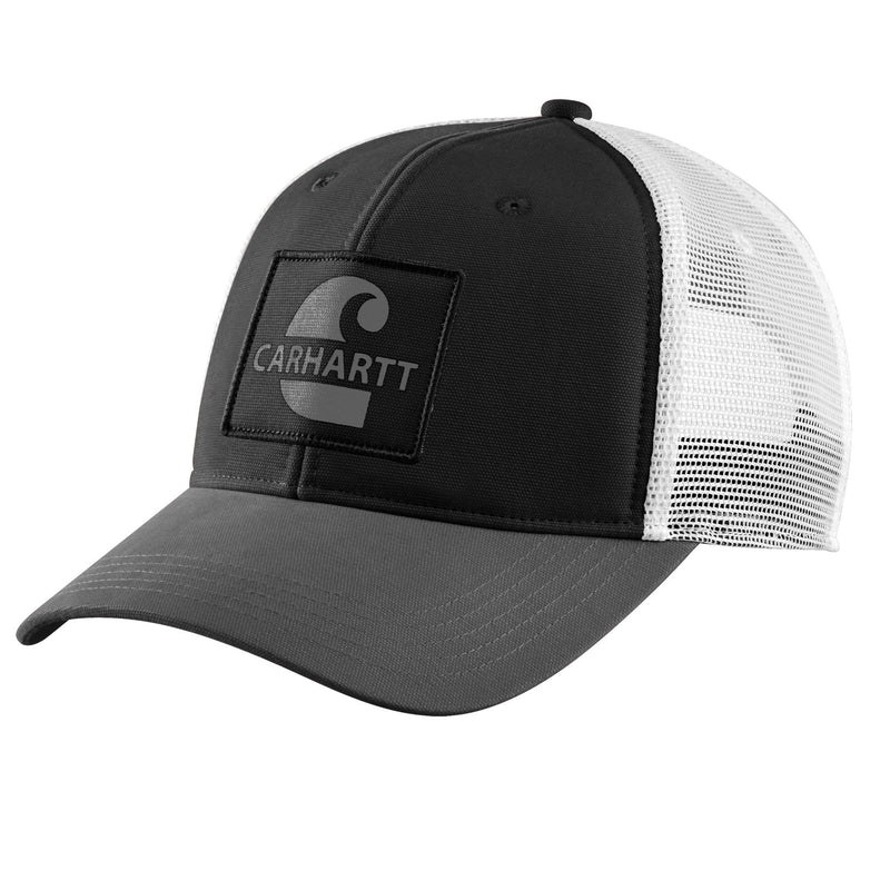 Load image into Gallery viewer, Carhartt Logo Mesh Cap - Black - Front
