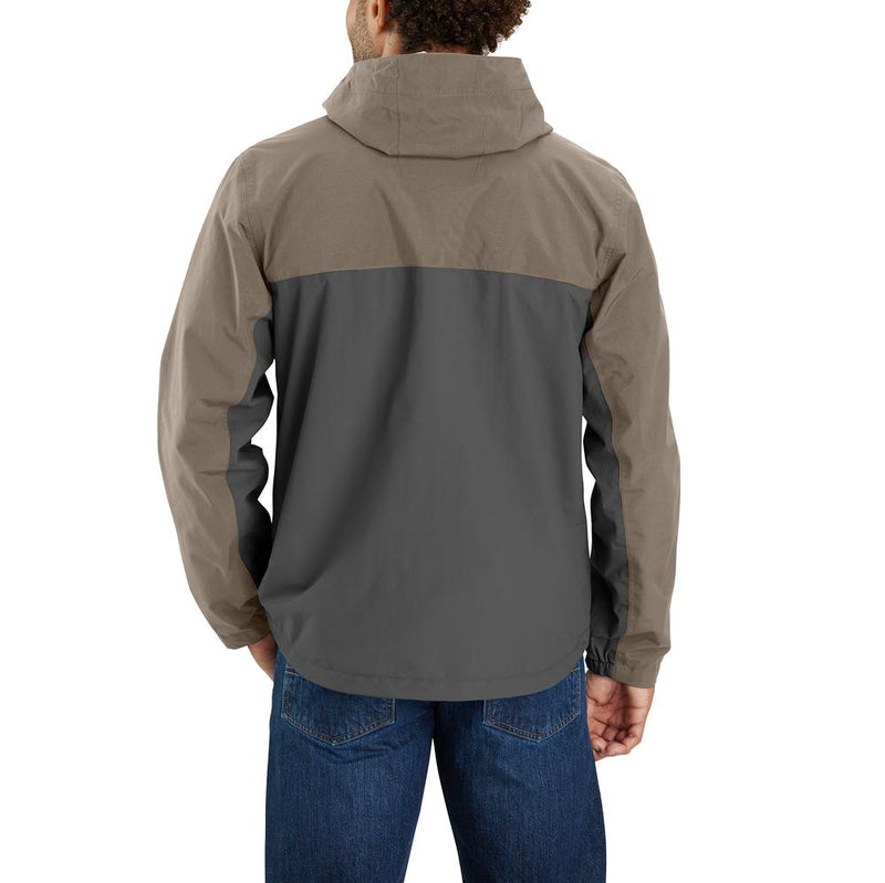 Load image into Gallery viewer, Carhartt Storm Defender Packable Jacket - Desert/Gravel - Back
