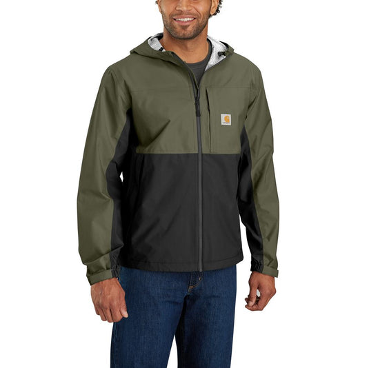 Carhartt Storm Defender Packable Jacket - Basil/Black