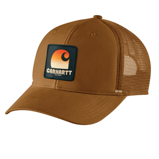 Carhartt AH6132 C Patch Cap - Brown - Front