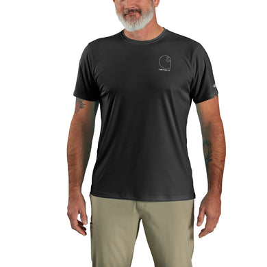 Carhartt TK6163 S/S Force Sun Defender Tee - Black - Front