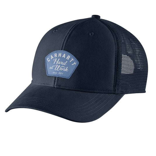 Carhartt AH6189 Hard Work Cap - Navy - Front