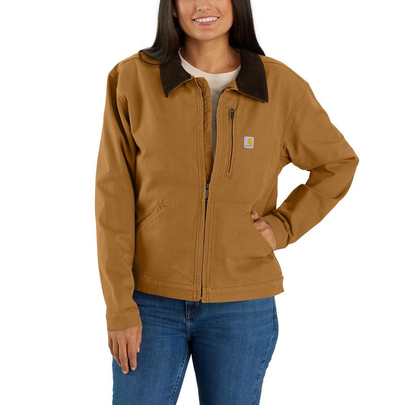 Load image into Gallery viewer, Carhartt W OJ6208 Detroit Jacket - Carhartt Brown

