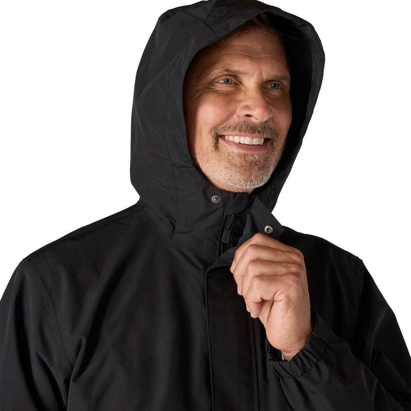 Load image into Gallery viewer, Carhartt OJ6434 Storm Defender LW Jacket - Black - Hood On

