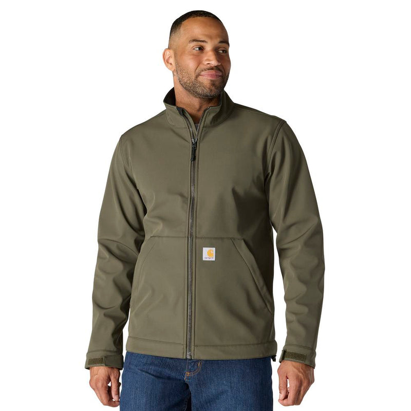 Load image into Gallery viewer, Carhartt OJ6438 RD Softshell Jacket - Moss - Front
