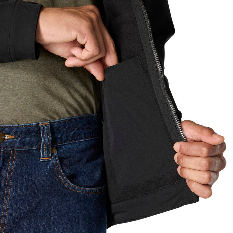 Load image into Gallery viewer, Carhartt OJ6438 RD Softshell Jacket - Black - Inner Pocket
