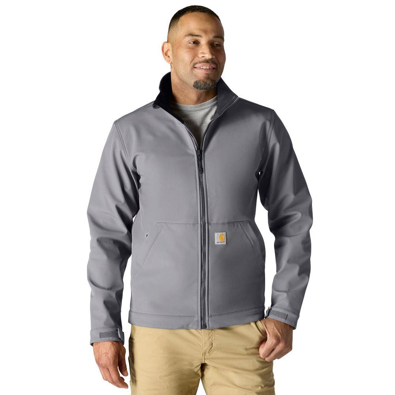 Load image into Gallery viewer, Carhartt OJ6438 RD Softshell Jacket - Steel - Front
