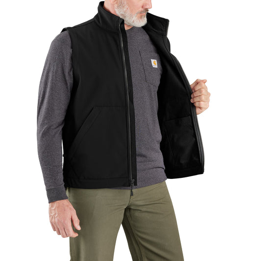 Carhartt OV6439 RD Softshell Vest - Black  - Inside