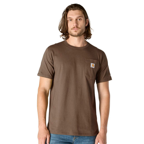 Carhartt TK6652 S/S Relaxed Fit Force Pocket Tee - Sepia