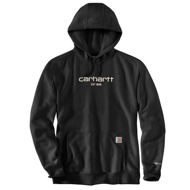 Carhartt TS5569 Force Logo Hoodie - Black - Front