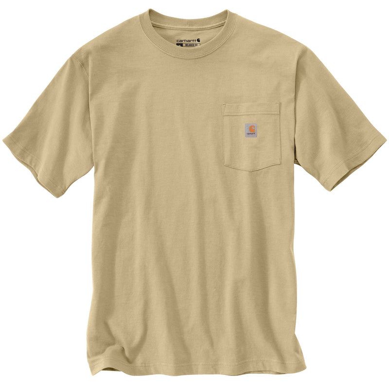 Load image into Gallery viewer, Carhartt TK6760 Short Sleeve C Pocket Tee - Beach - Front

