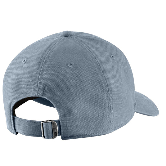 Adjustable back strap of the Women's AH6810-W cap in the blue color.