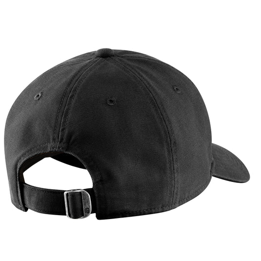 Adjustable back strap of the Women's AH6810-W cap in the black color.