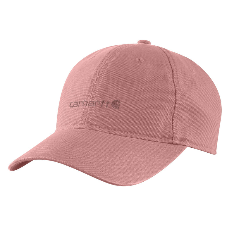 Load image into Gallery viewer, Pink cap with Carhartt logo embroidered on the front.
