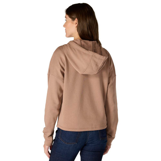 Carhartt W TS6837 Tencel Loose Fit Zip Sweatshirt - Soft Sepia - Back