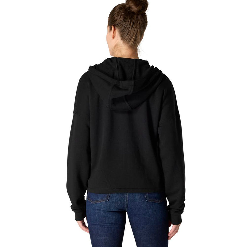 Load image into Gallery viewer, Carhartt W TS6837 Tencel Loose Fit Zip Sweatshirt - Black - Back
