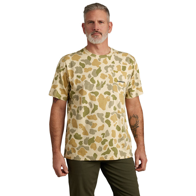 Carhartt TK6894 Camo Graphic Tee - Beach Signature Camo - Front