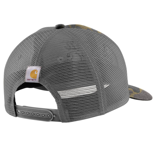 Carhartt AH7003 Wool Camo Logo Mesh Cap - Khai Camo - Back
