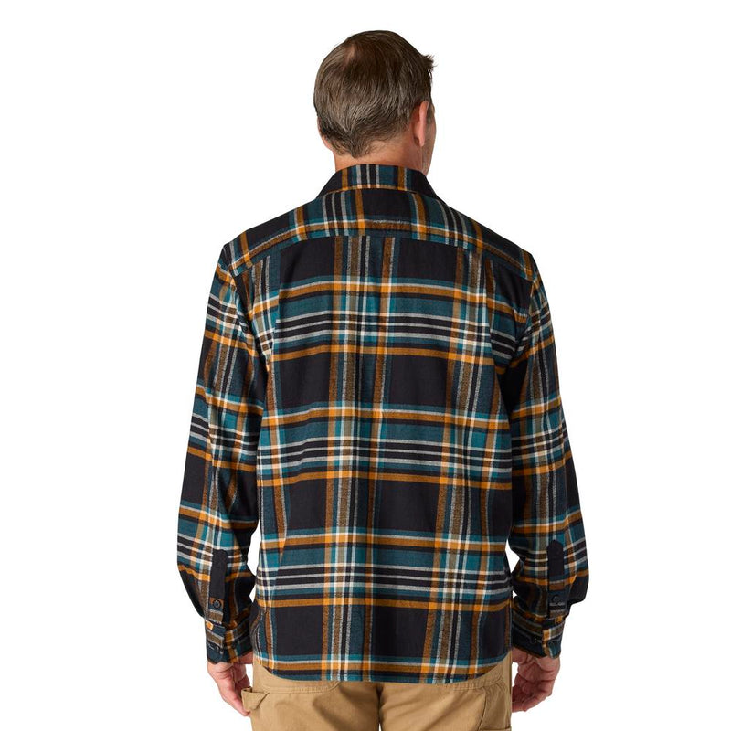 Load image into Gallery viewer, Carhartt TW5945 L/S RF MW Flannel Shirt - Black - Back
