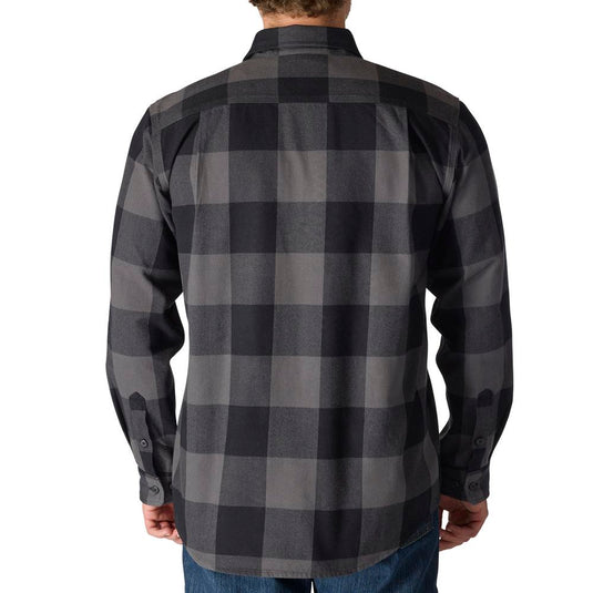 Carhartt TW4451 L/S Heavyweight Flannel - Gravel - Back