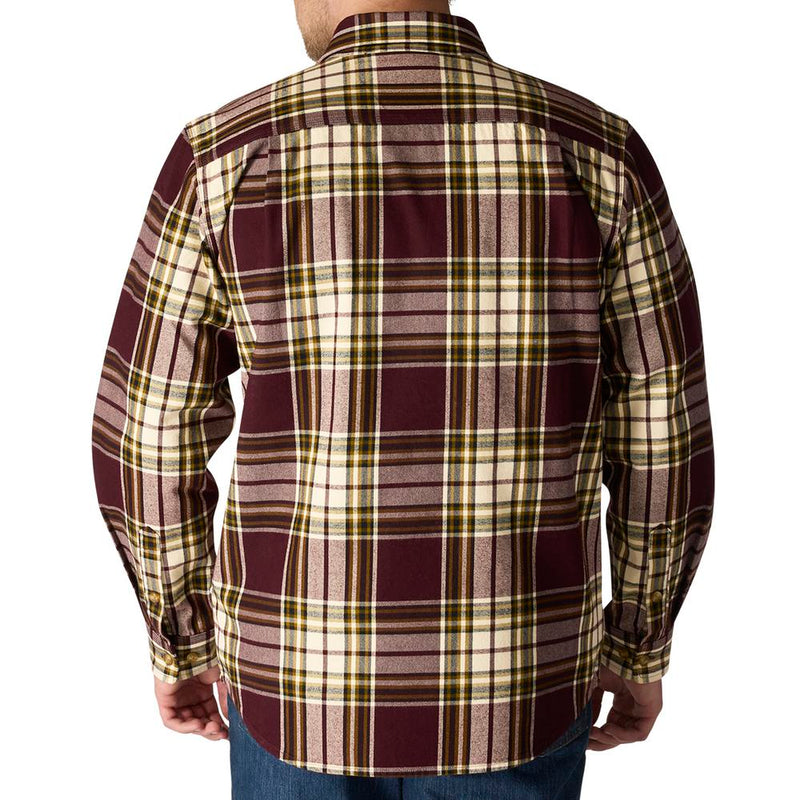 Load image into Gallery viewer, Carhartt TW4451 L/S Heavyweight Flannel - Port - Back
